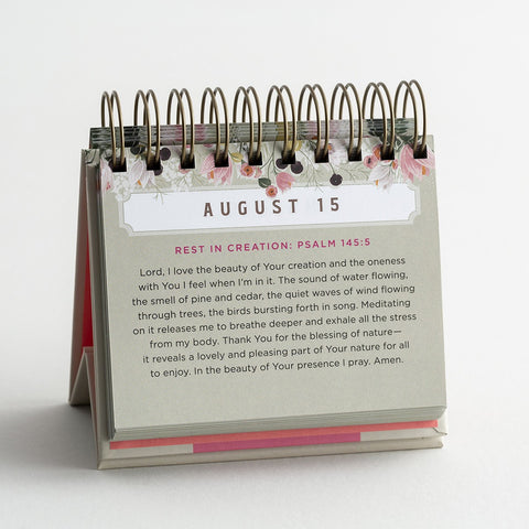 A Prayer A Day Perpetual Calendar Day Brightener J0523