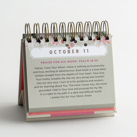 A Prayer A Day Perpetual Calendar Day Brightener J0523