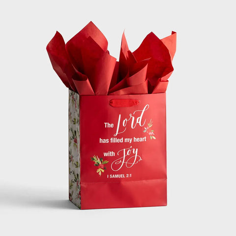 Back of Joy Christmas Gift Bag