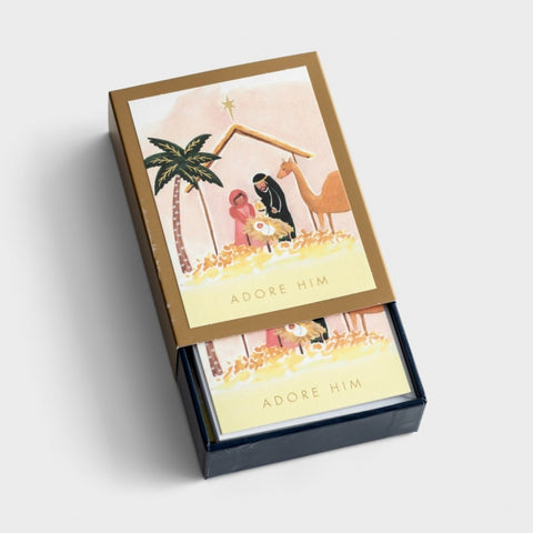 Studio 71 Nativity Christmas Match Box Cards J6353