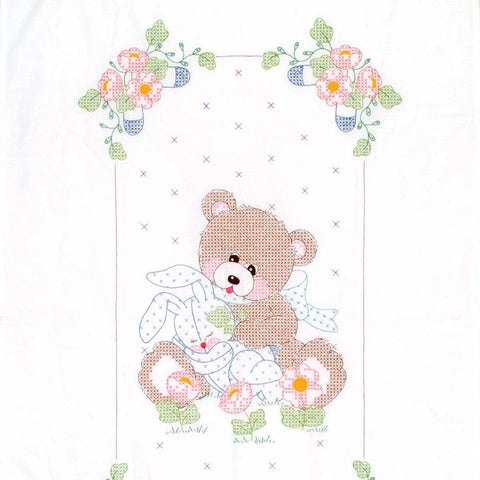 Bear & Bunny Crib Quilt Top 406043