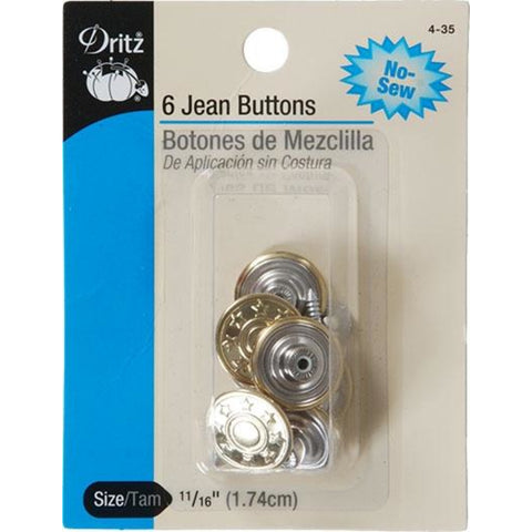 Gilt Jean buttons