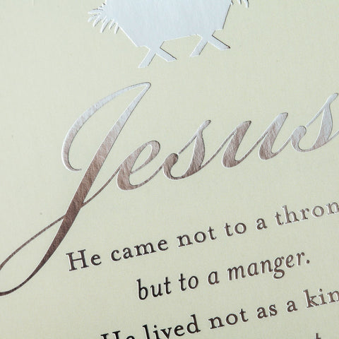 Detail on card