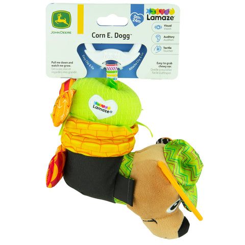 John Deere Corn E. Dog Baby Toy
