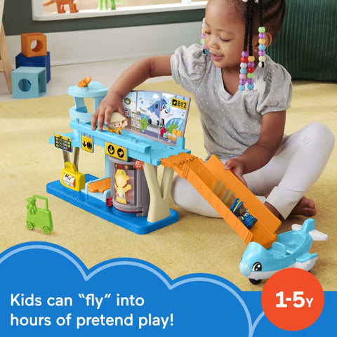 Little People Everyday Adventures Airport Toddler Playset HTJ26