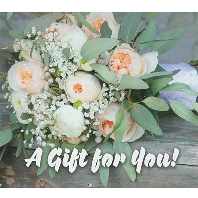 Good's Store Gift Card in a June Bridal Bouquet Holder