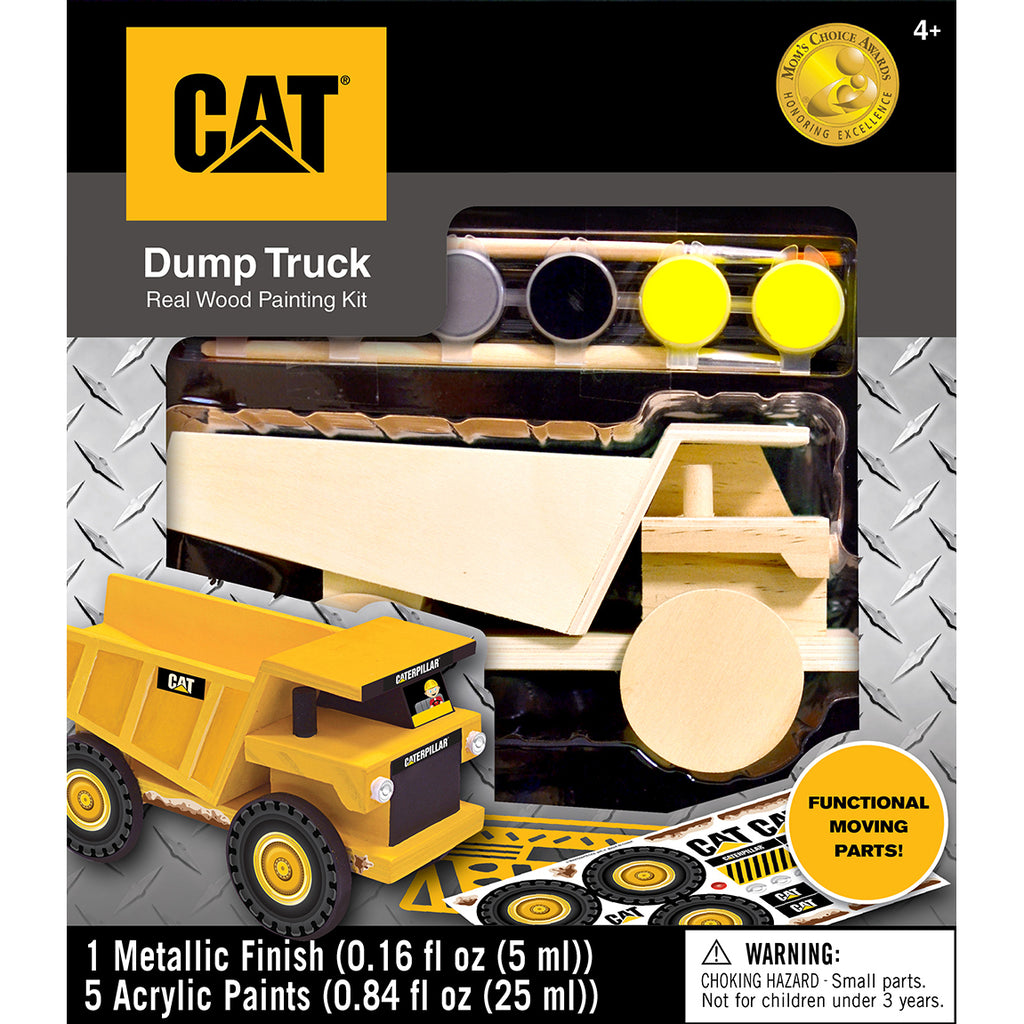 Amish-made Wooden Dump Truck Toy with Non-toxic Finish