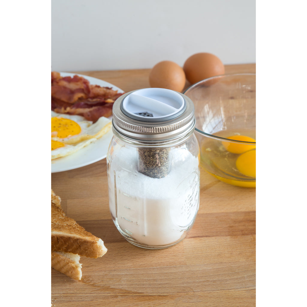 Mason Jar Salt Spout Lid - A Modern Homestead