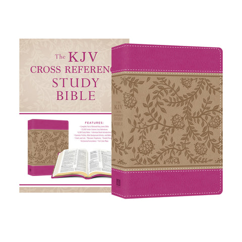 Peony Blossoms KJV Cross Reference Study Book.