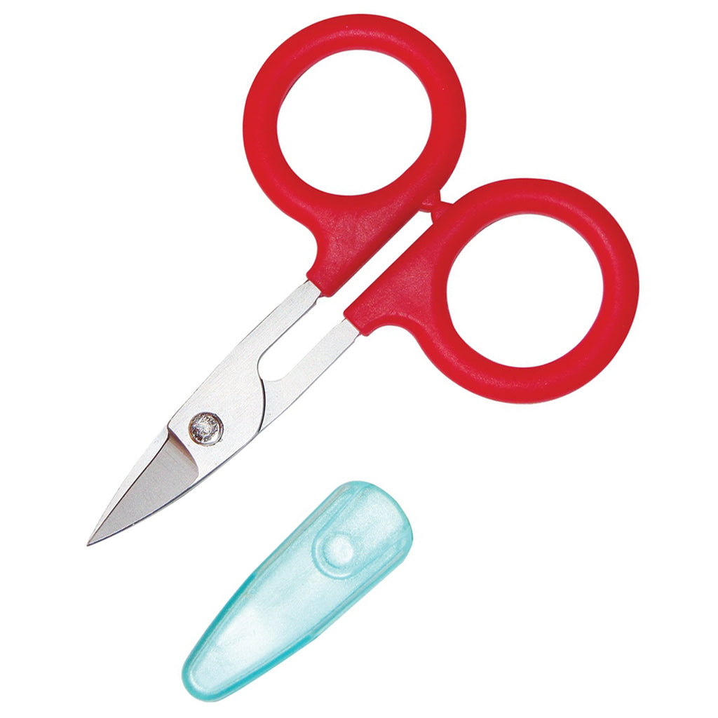 Perfect Scissors Karen Kay Buckley Curved Blade Red - The Kloth Studio