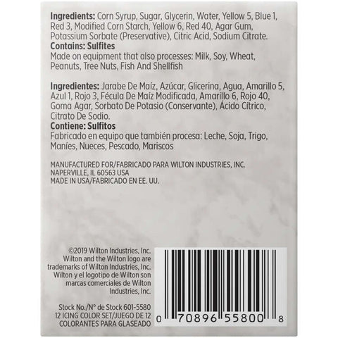 Label on back of box