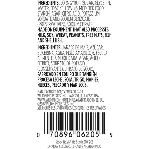 Orange label