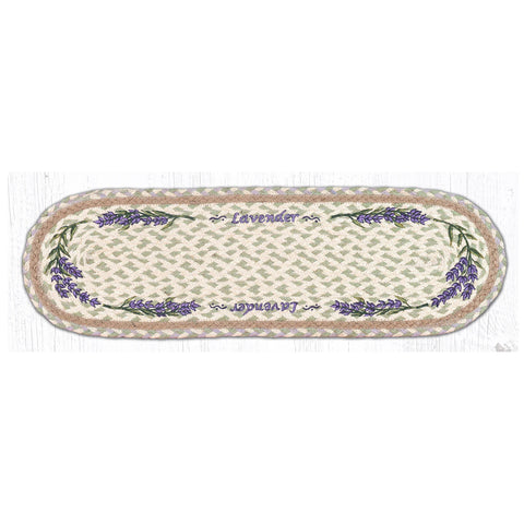 Lavender table runner