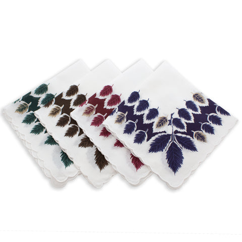 4 handkerchiefs