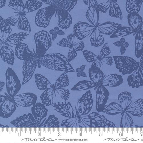 Garden Society Cotton Fabric Collection light blue