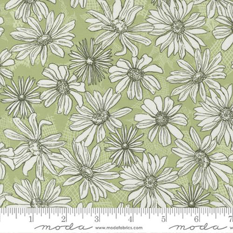 Garden Society Cotton Fabric Collection light green
