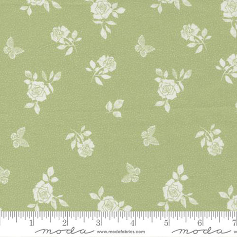 Garden Society Cotton Fabric Collection light green