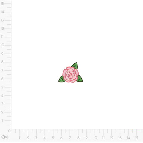 light pink, Rose Applique M16469
