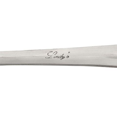 Lindy's logo on spoon