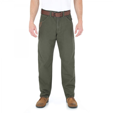 Green Mens work pants