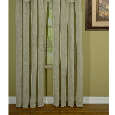 Long linen panels