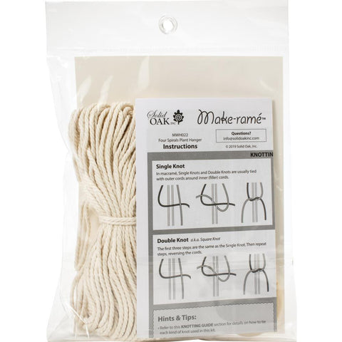 Back of plant hanger kit