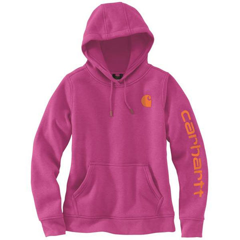 Women's Clarksburg Graphic Logo Hoodie 102791 Magenta Agate Heather