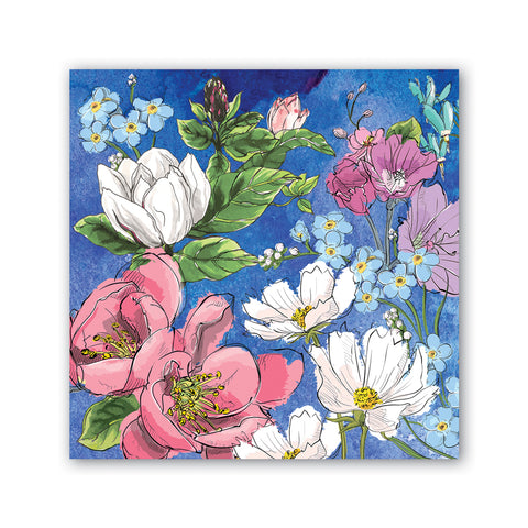 Magnolia Flower Michel Designs Works cocktail napkins