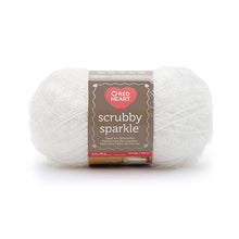 Marshmallow scrubby sparkle yarn