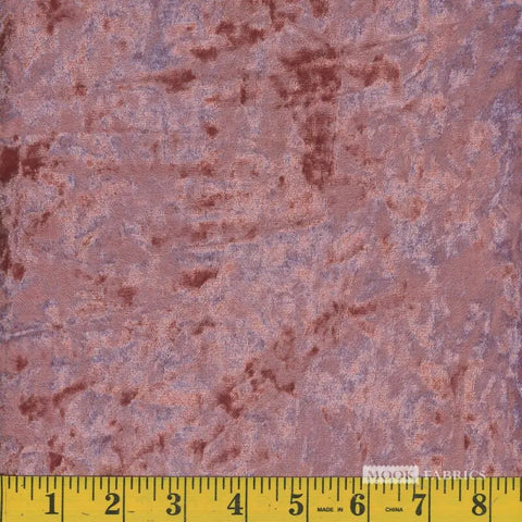 mauve, Crushed Velvet Fabric