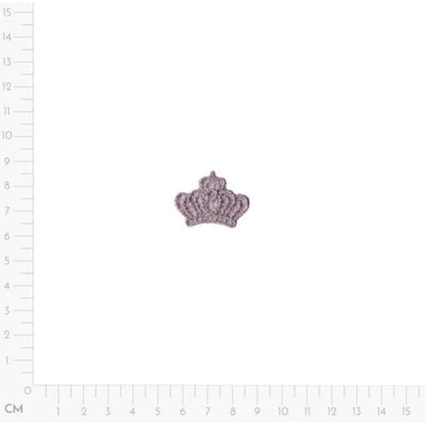 mauve, Lace Crown Applique M16160