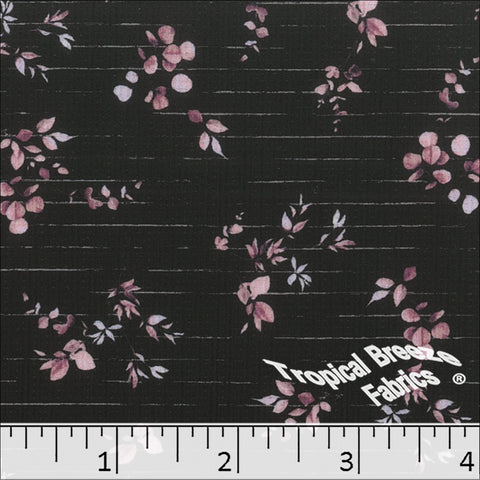 mauve, Pick Stripe Polyester Fabric 042526