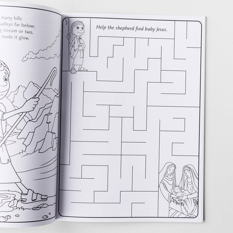 Maze in book
