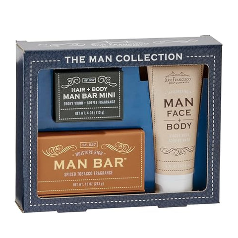 The Man Collection: Spiced Tobacco, Ebony Wood & Coffee, Ginger Musk MC01105
