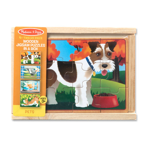 Melissa & Doug wooden puzzles