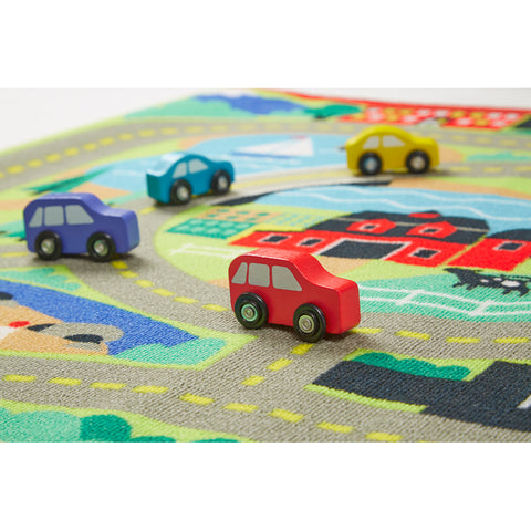 Car rug up close