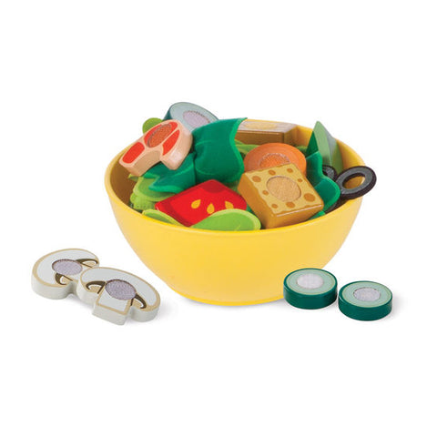 Salad set in bowl