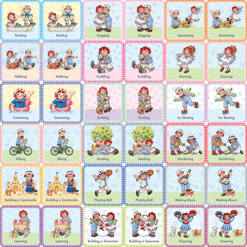 Raggedy Ann & Andy Matching Game