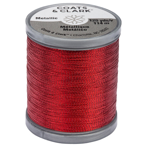 Ruby metallic thread