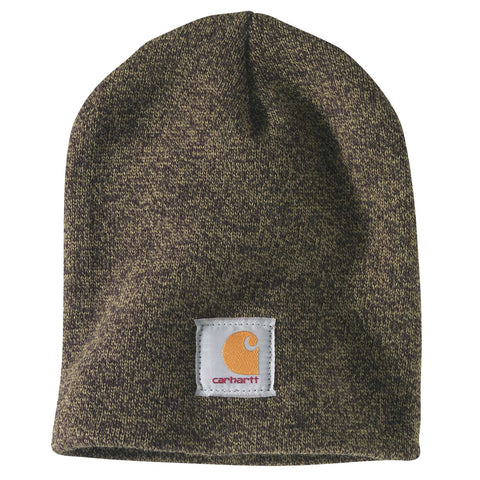 Olive and black Carhartt beanie