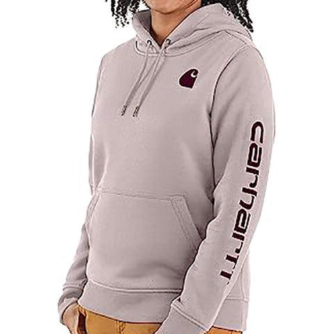 Women's Clarksburg Graphic Logo Hoodie 102791 Mink