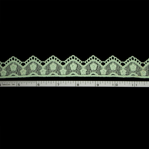 Mint green lace
