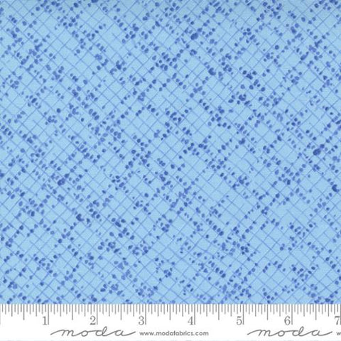 Wild Blossoms Collection Blotted Graph Paper Cotton Fabric 48737 mist