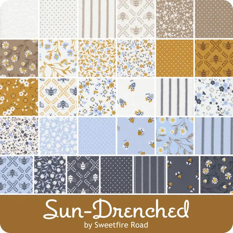 Sun Drenched Collection Cotton Fabric Jelly Roll 43200JR sample images