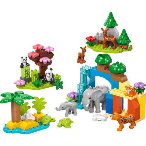LEGO Duplo Town 3 in 1 Wild Animal Families Building Toy 10446
