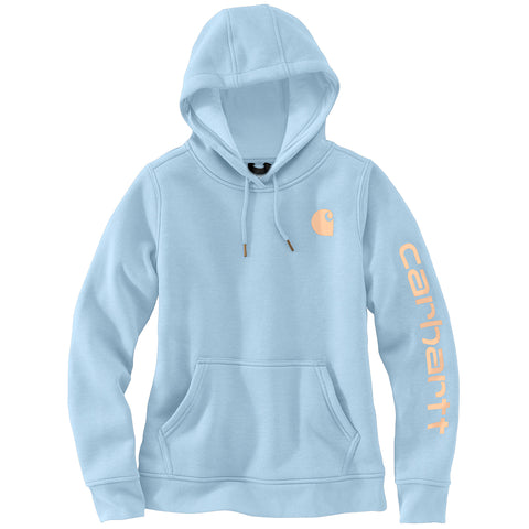 Women's Clarksburg Graphic Logo Hoodie 102791 Moonstone