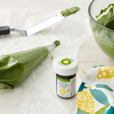 Moss Green icing