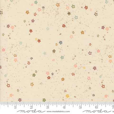 multicolor, Forged Found and Hand Me Down Collection Stardust Cotton Fabric 45637