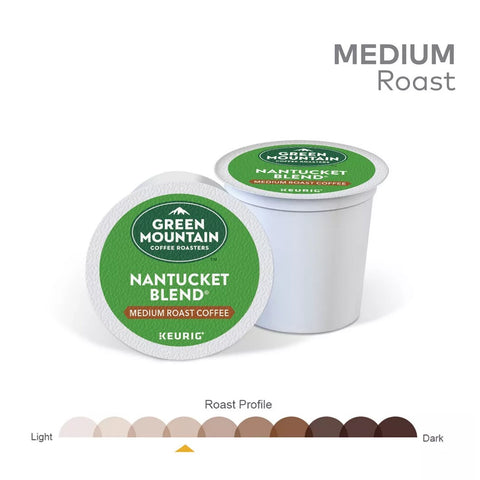 Green Mountain Nantucket Blend Coffee Keurig Pods 5000355593