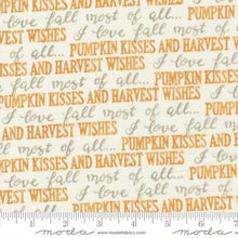 Harvest Wishes Fall Words Cotton Fabric natural